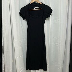 Zara Black Maxi Dress a240